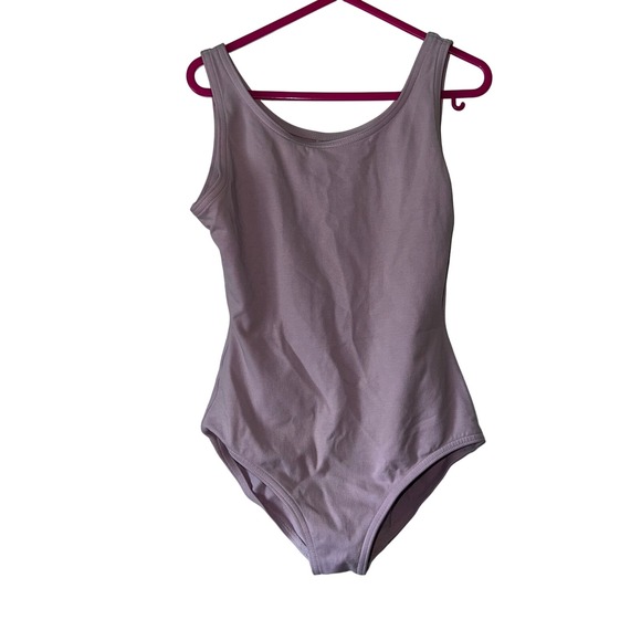 Capezio Leotard Lavender Tank Dance Ballet Gymnastics  girls Size L - Picture 1 of 3